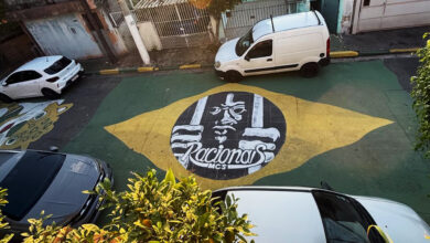 Arte em rua do Jardim Peri homenageia Racionais MC's e Seleção Brasileira