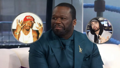 50 Cent anuncia colaboração histórica com Eminem e versos originais de Tupac