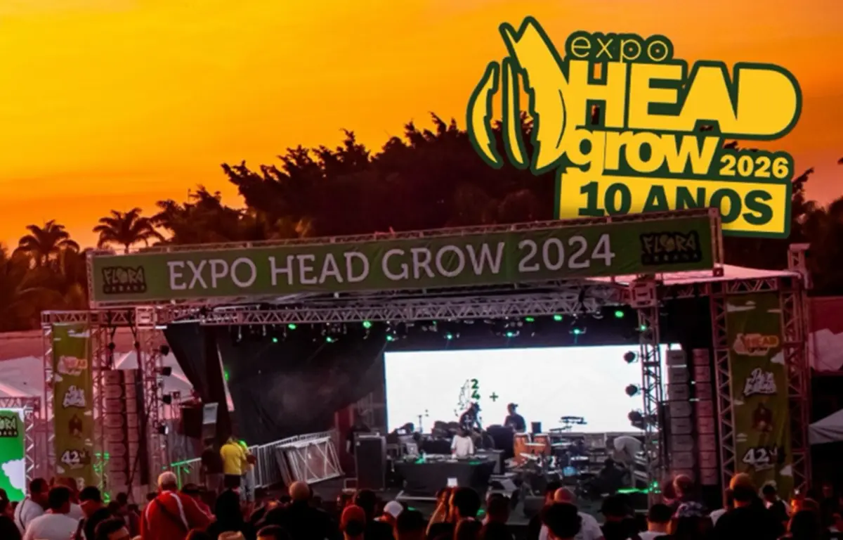 A Expo Head Grow acontece nos dias 15 e 16 de agosto, no Parque Villa Lobos, em SP