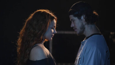 José Loreto e Nanda Marques nas filmagens da cinebiografia “Chorão Só os Loucos Sabem”