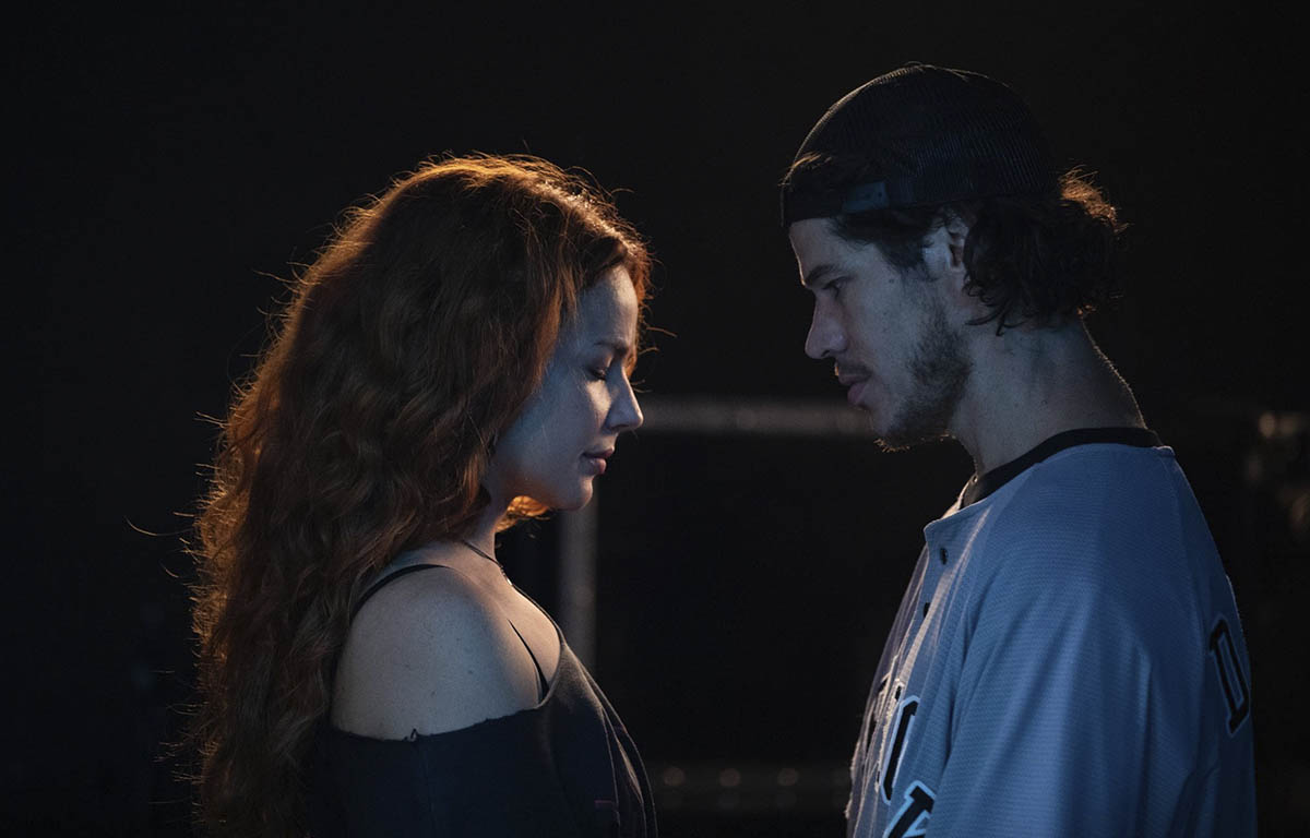 José Loreto e Nanda Marques nas filmagens da cinebiografia “Chorão Só os Loucos Sabem”
