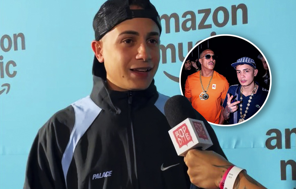 MC Hariel durante entrevista exclusiva ao Rap Dab no Amazon Music Live