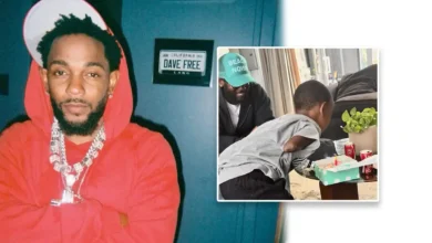 Kendrick Lamar realiza festa de aniversário para jovem fã