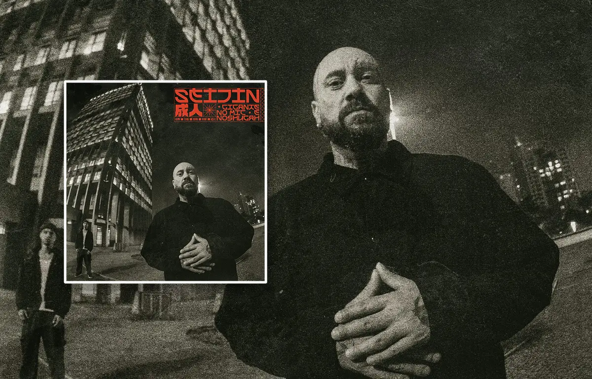 Gigante no Mic une rap e referências japonesas na capa de seu novo álbum, “Seijin”
