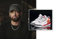 Eminem leiloa 117 pares de tênis e arrecada mais de US$ 480 mil para sua fundação