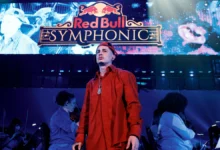 MC Hariel durante apresentação do Red Bull Symphonic em São Paulo