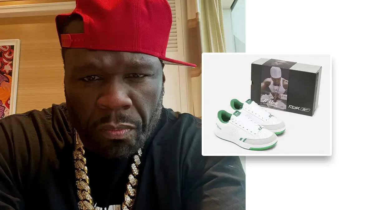 50 Cent e Rebook preparam lançamento de novo G-Unit G6 em branco e verde