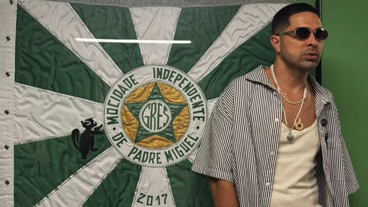 Don L visita o barracão da Mocidade Independente de Padre Miguel para o Carnaval 2027