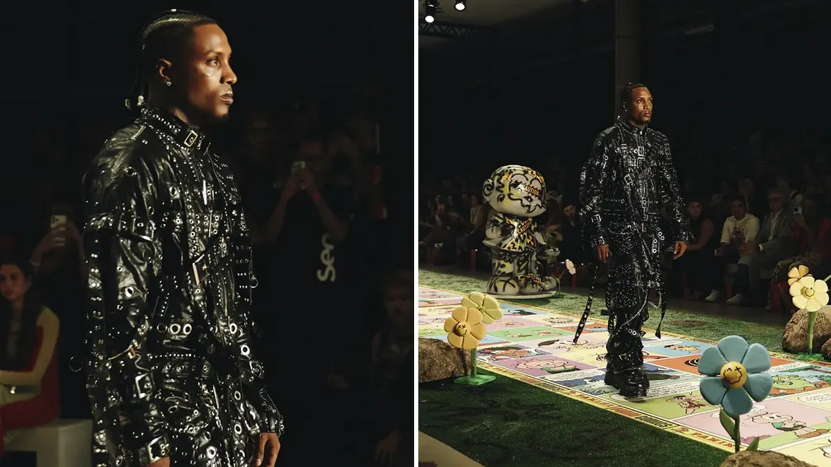 Kayblack desfila na SPFW com look inspirado em personagem de Mauricio de Sousa