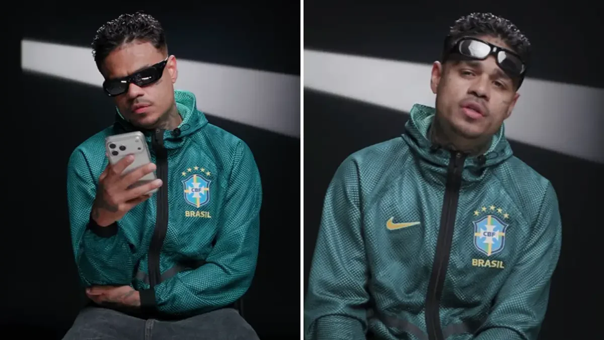 MC Cabelinho questiona Flávio Bolsonaro no 'Revelando' e tem vídeo derrubado pela Meta