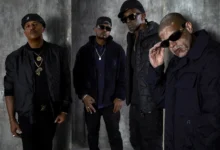 Racionais MC’s durante gravação de 1000 Trutas 1000 Tretas