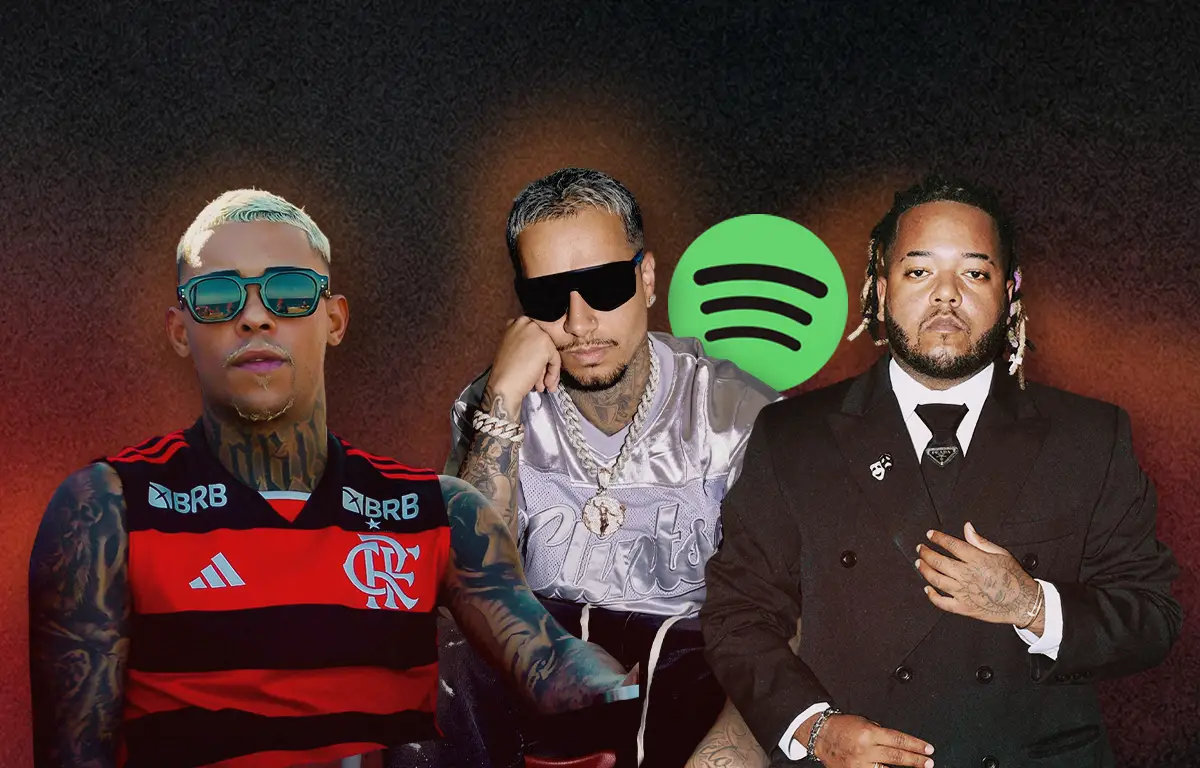 Os 15 rappers brasileiros com maior nº de ouvintes no Spotify (Setembro)